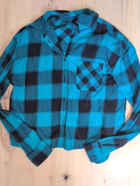 EXPRESS plaid button up shirt
